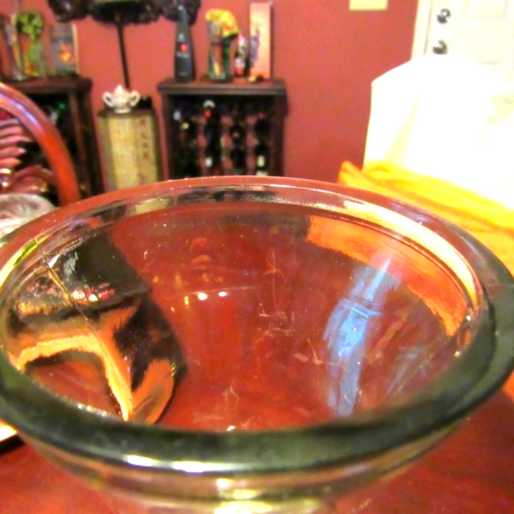 🌻 Fabulous Vintage Classic Clear Glass Juice Carafe - Picture 8 of 8
